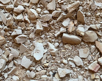 CRUMBS & POWDER - Edible Clay/ Calaba Chalk / African Kaolin Crumbs/ Kalaba/ Argile/ Kaolin/ Lokpo - From Cameroon