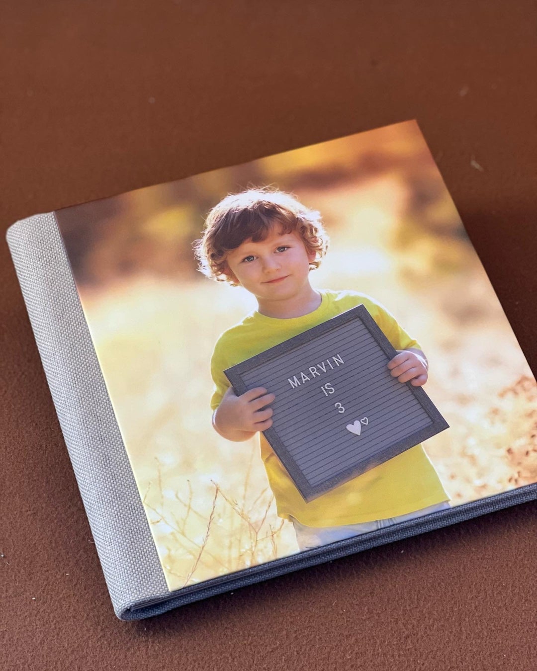 Personalized Baby Album First Year Baby Memory Book Modern Etsy
