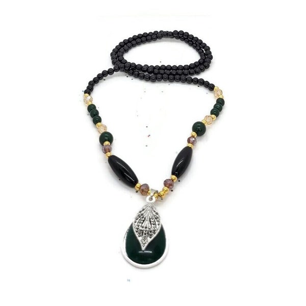 Collier sautoir pendentif