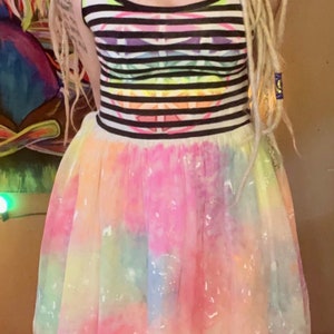 Hand painted Sacred Geometry Tutu Dress