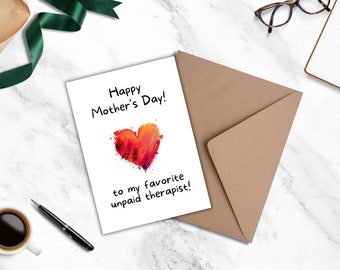 Happy Mother's Day Card, Funny Mother's Day Card, Printable Card For Mom,Instant Download, Mothers Day Cute Card, Pun Mother's Day Card