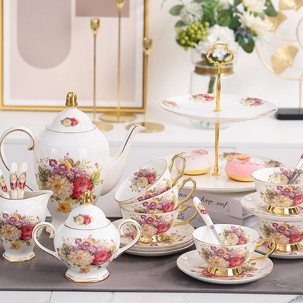 Ceramic Tea Set Etsy