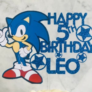 Sonic Dash Edible Image Cake Topper Personalized Birthday Sheet Custom -  PartyCreationz