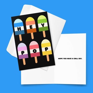 Hola papá, tarjeta divertida del día del padre, tarjeta para papá, tarjeta de cumpleaños de papá, tarjeta de cumpleaños linda para papá, tarjeta linda para papá, tarjeta linda del día del padre