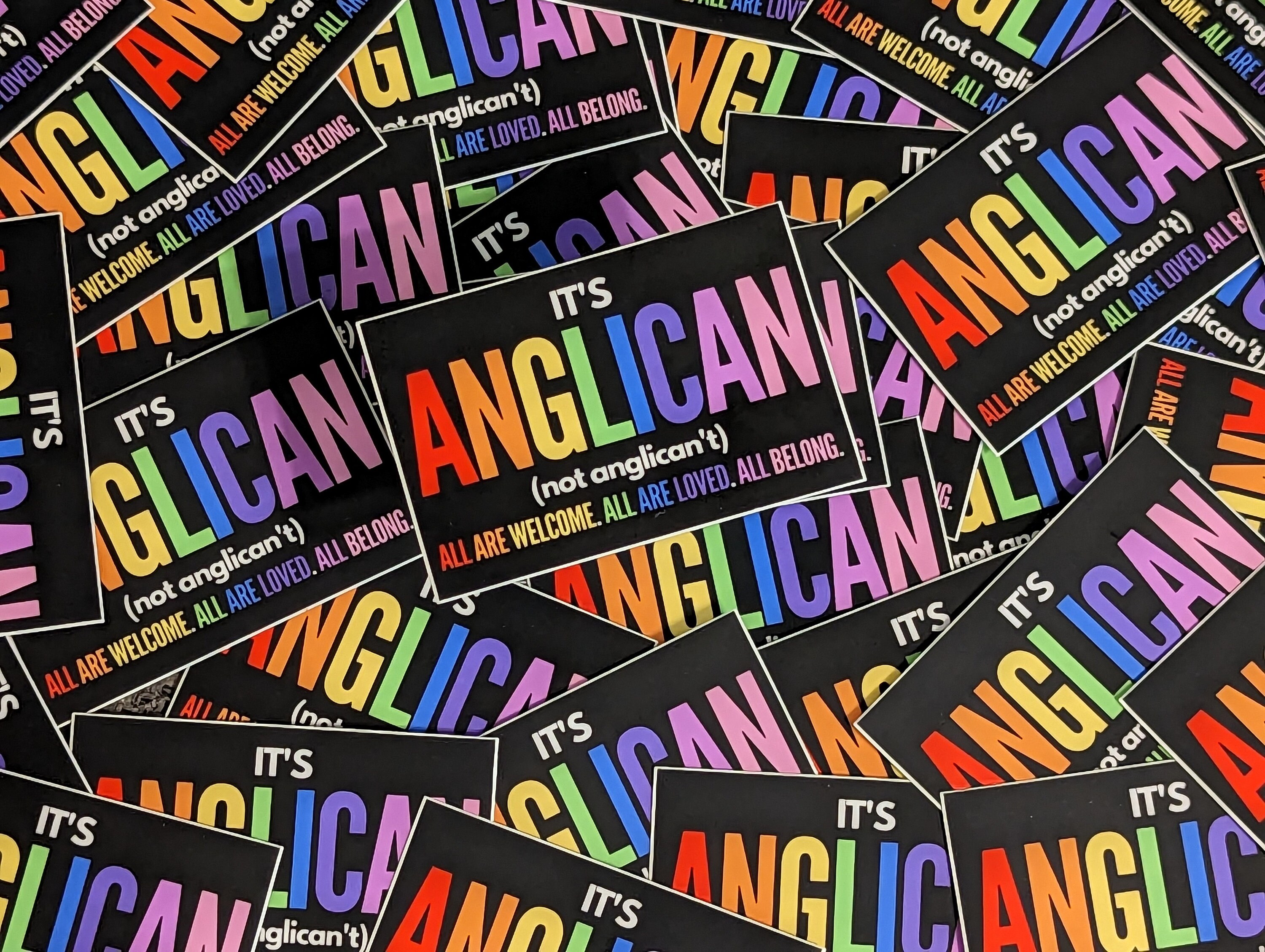 Anglican Sticker, LGBTQIA+ Christian, LGBTQIA+ Pride, Proud Christian ...