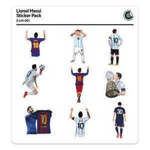 Autocollant Lionel Messi Versions PSG & Barcelone disponibles