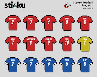 25% OFF Custom Football Team Tactics Magnets | Set of 22 | Football Coach | Soccer Coach | Tactics | Football Accessories