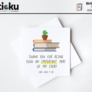 Carte de remerciement de 15 % | carte de voeux personnalisable de remerciements | Carte maternelle et enseignant