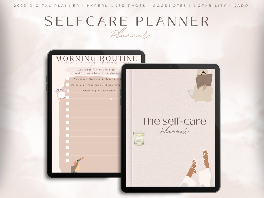 Self Care Planner Self Love Planner Digital Planner Mental Health ...