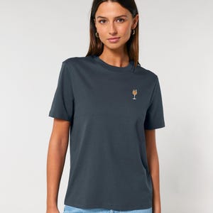 Unisex Shirt bestickt mit Aperol-Glas