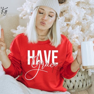 Have Grace, PNG, SVG, Mensaje cristiano, camisa, sombrero, bolso, taza, vaso, DTF, uso comercial de cápsulas, png de alta resolución, inspiración positiva
