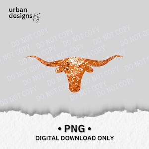 Lentejuelas falsas de cuerno largo, textura realista naranja con lentejuelas brillantes de cuerno largo, diseño digital PNG, sublimación de cuerno largo PNG