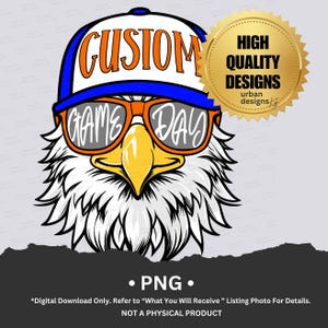 Custom Eagle Wearing Game Day Sunglasses, eagles trucker hat sublimation design eagles PNG Digital DTF Download Bundle Cute Eagle Sunglasses