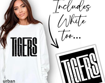 Tigers Vintage Retro PNG SVG Bundle Distressed Tigers Trendy Dtf digital download high resolution 300dpi Tigers shirt DIY Tigers tumbler diy