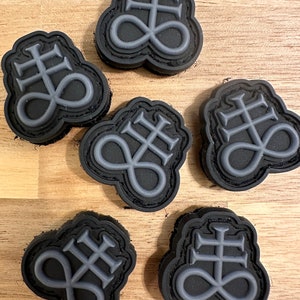 Ranger Eye 'Leviathan Cross' Die Cut EDC hook & loop PVC patch