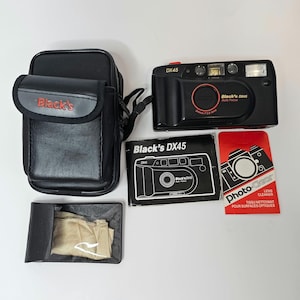 Black&#39;s DX 45 Auto Focus 34mm F3.8 lens and case
