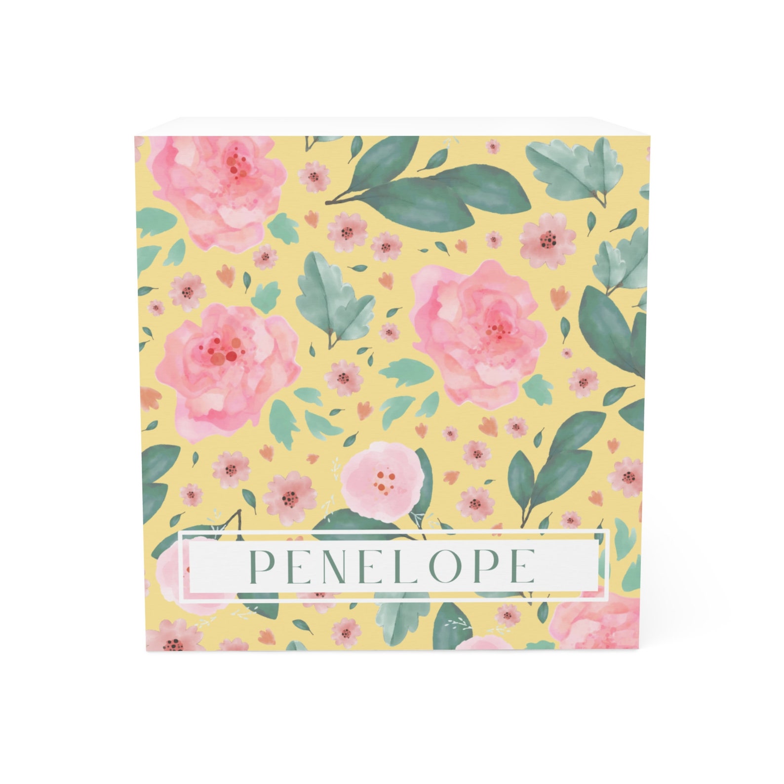 Custom Sticky Note Cube Personalized Sticky Note Cube Office School ...