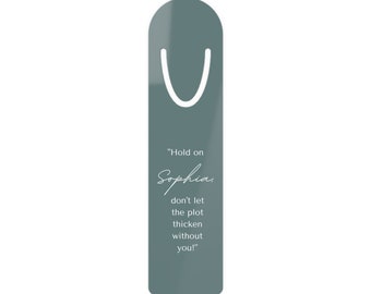 Custom Bookmark Minimalist Bookmark Personalized Bookmark Fun Encouraging Bookmark Office School Tool Reading Tool Custom Gift