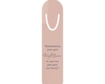 Custom Bookmark Minimalist Bookmark Personalized Bookmark Fun Encouraging Bookmark Office School Tool Reading Tool Custom Gift