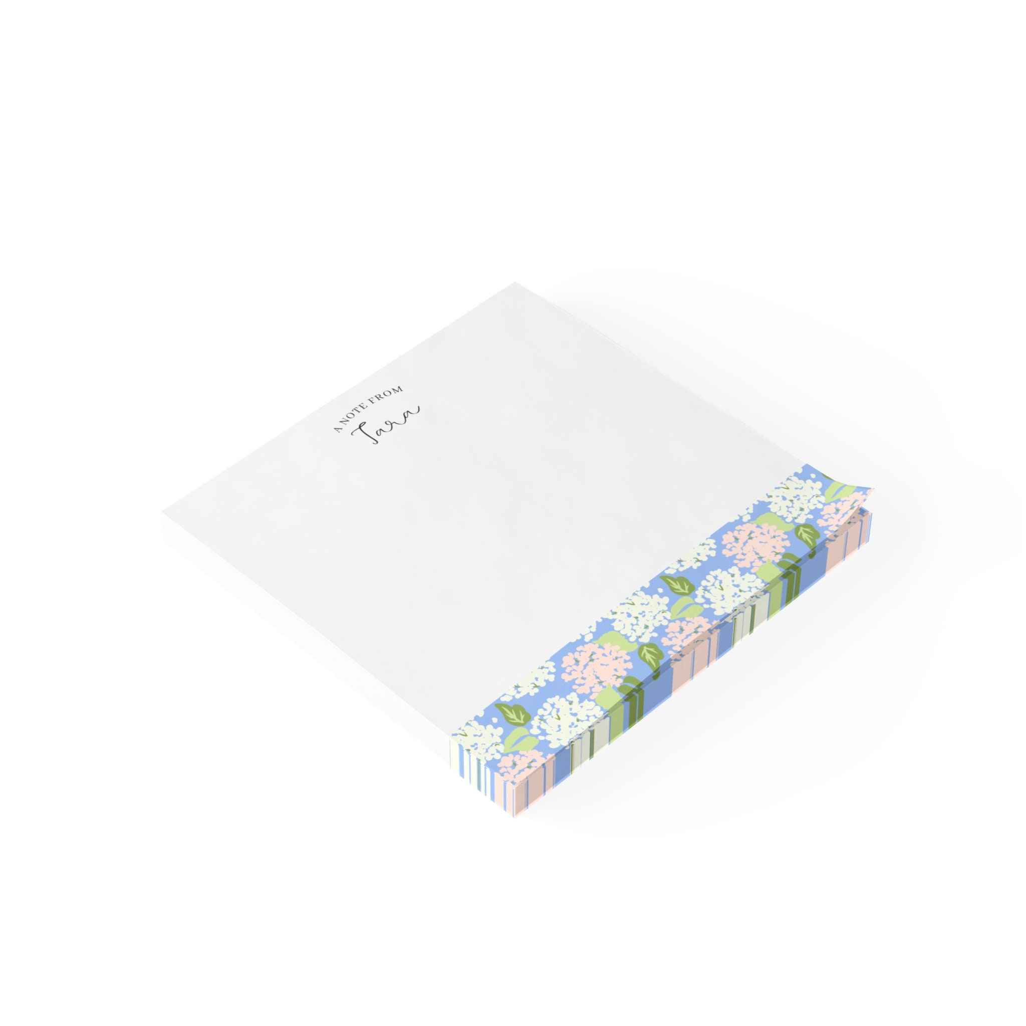 Custom Post-it® Personalized Sticky Notes Floral Note Pads Office Home