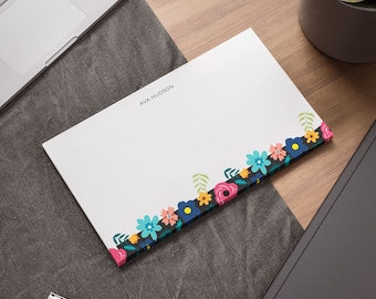 Custom Post-it® Notes Elegant Personalized Large Sticky Notes 10x6 Office School Organize Gifts for Teacher Her Student Mom Notepad Writing