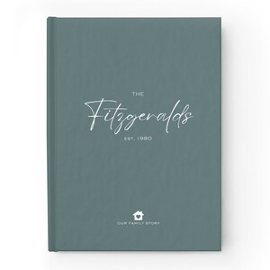 Diario familiar personalizado Cuaderno de historias familiares personalizado Cartas Recuerdos Notas Regalo perfecto para Navidad Acción de Gracias Cumpleaños Aniversario