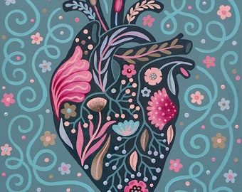 Flower Heart | Fine Art Print | 8 x 10