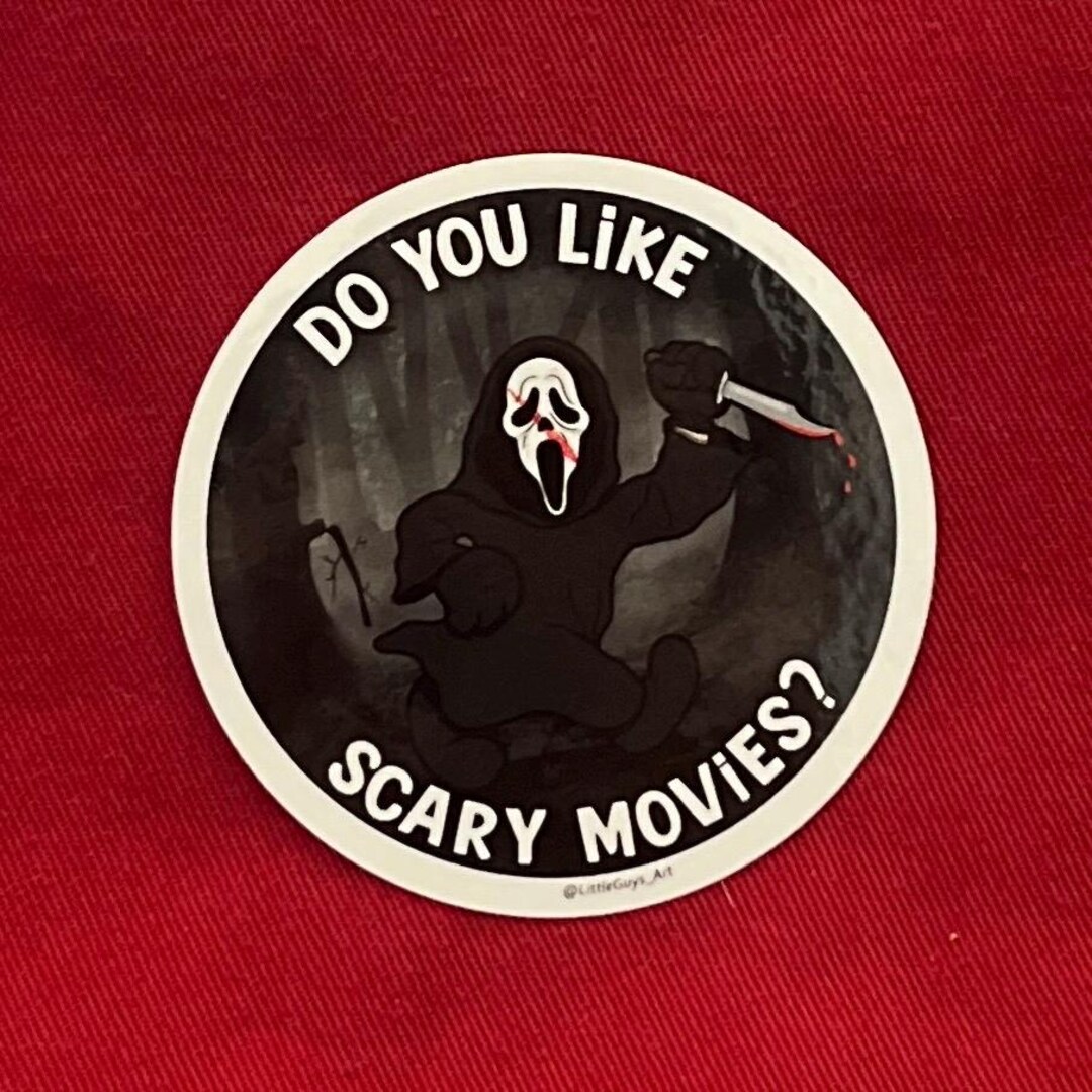 Ghostface Face Sticker Ghostface - Sticker - Etsy