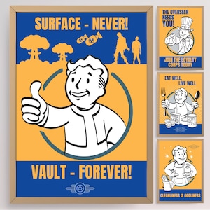 Gaming Poster Set of 4 | Unique Digital Artwork Inspired Classic Legends | Gamer Wall Decor