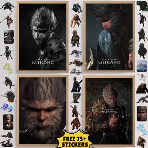 Retro Gamer Poster Set | Printable Modern Video Game Wall Art Bundle | Unique Decor Gift