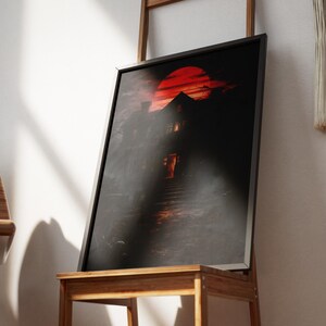 Cinematic apocalypse artwork used in a creative studio, inspiring imagination through powerful compositions, lighting contrast, and emotional storytelling visuals.