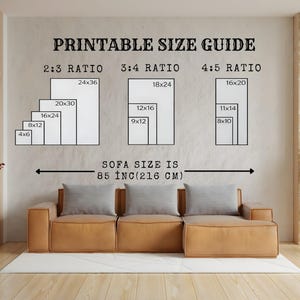 This product includes multiple size options for flexible display. You will receive the following aspect ratios: 2:3 Ratio – 24x36 inches, 3:4 Ratio – 18x24 inches, 4:5 Ratio – 16x20 inches, ISO A Series – A2. These formats ensure compatibility with a wide range of frames and spaces, making it easy to adapt the artwork to your interior styling needs.