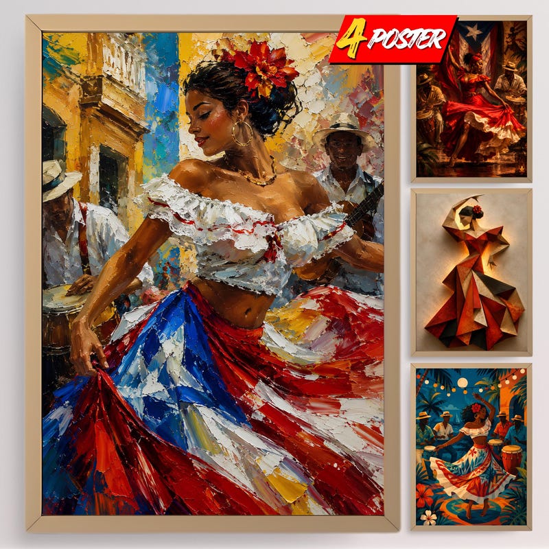 Bomba Dancing Wall Art Etsy bomba-dancing-wall-art-etsy