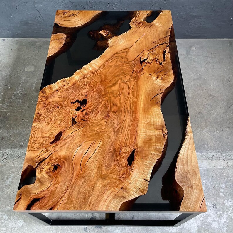 Resinriver Handcrafted Epoxy Tables Unique, Artistic, and Functional Living Edge Center Table