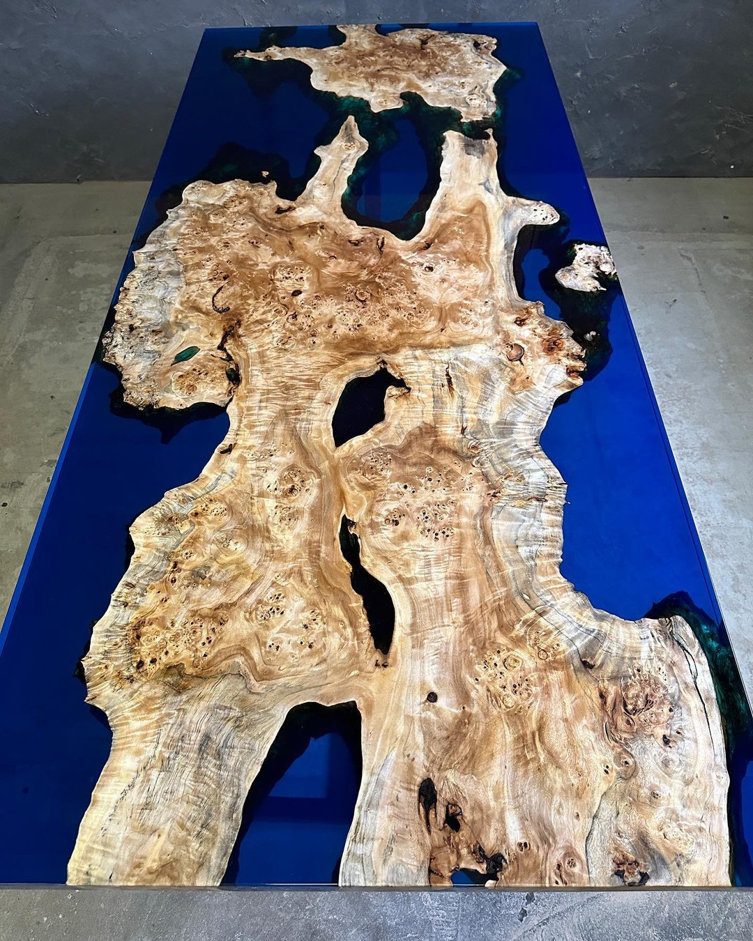 Resin, Wood, Coffee Table, Live Edge, Epoxy, Epoxy Resin, Live Edge
