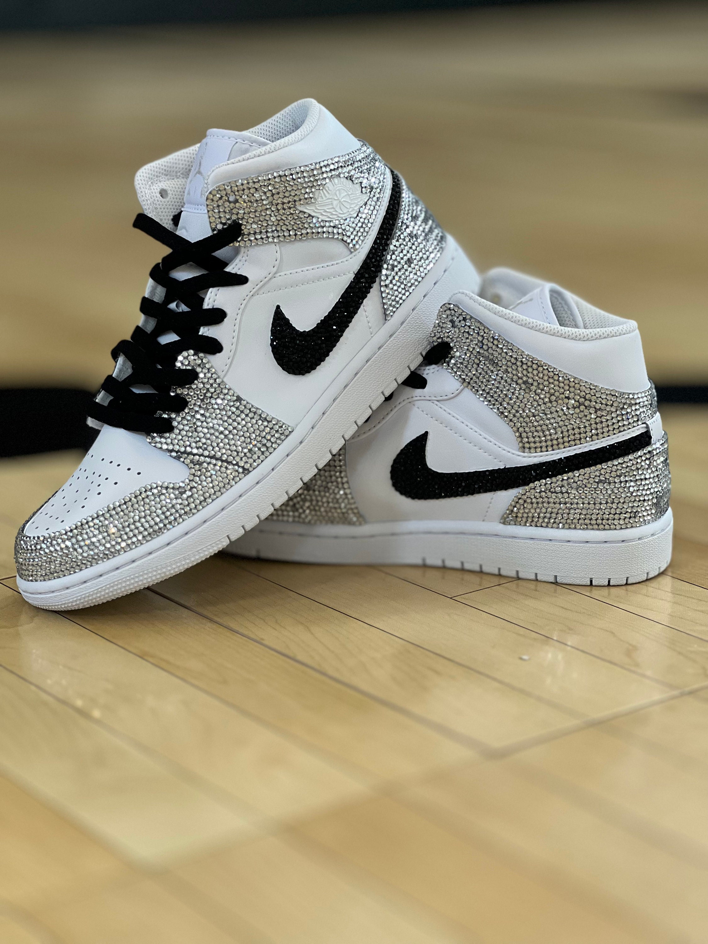 blinged out jordan 1