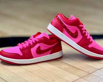 HOT Jordan Shoes Pink And Purple Low Top Jordans Hot Pink