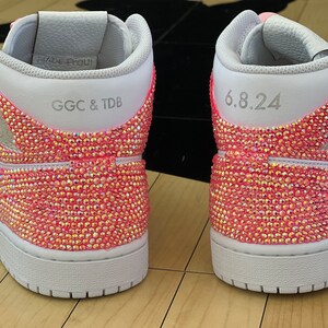 blinged out jordan 1