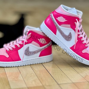 Painted Bling Jordan 1 Mid