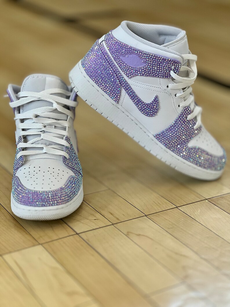 blinged out jordan 1