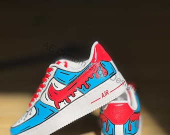 Comic/Cartoon Drip style AF1 all sizes