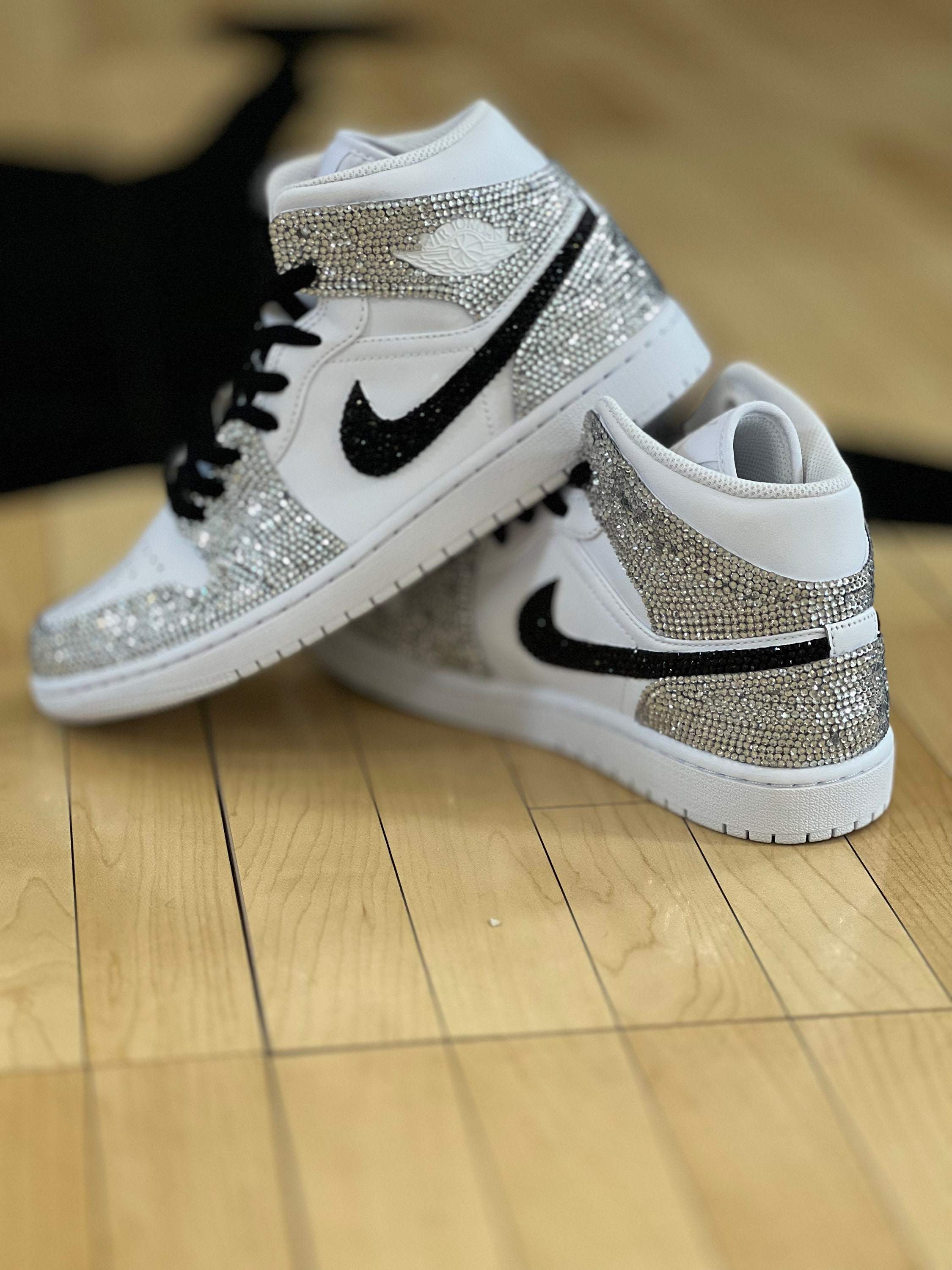blinged out jordan 1