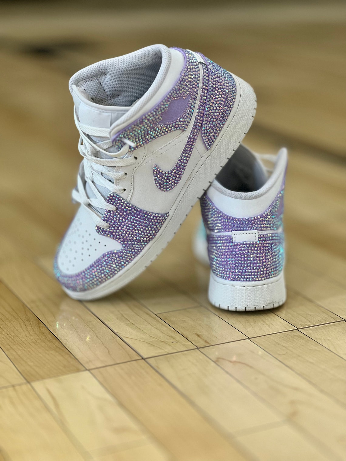 blinged out jordan 1