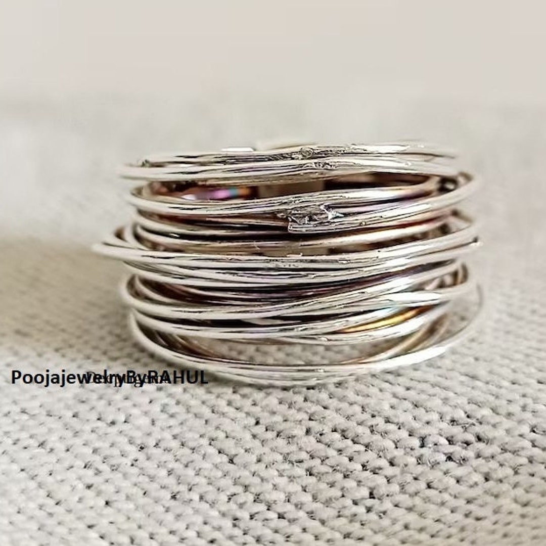 Mint & Lily Wire Wrap Statement Ring