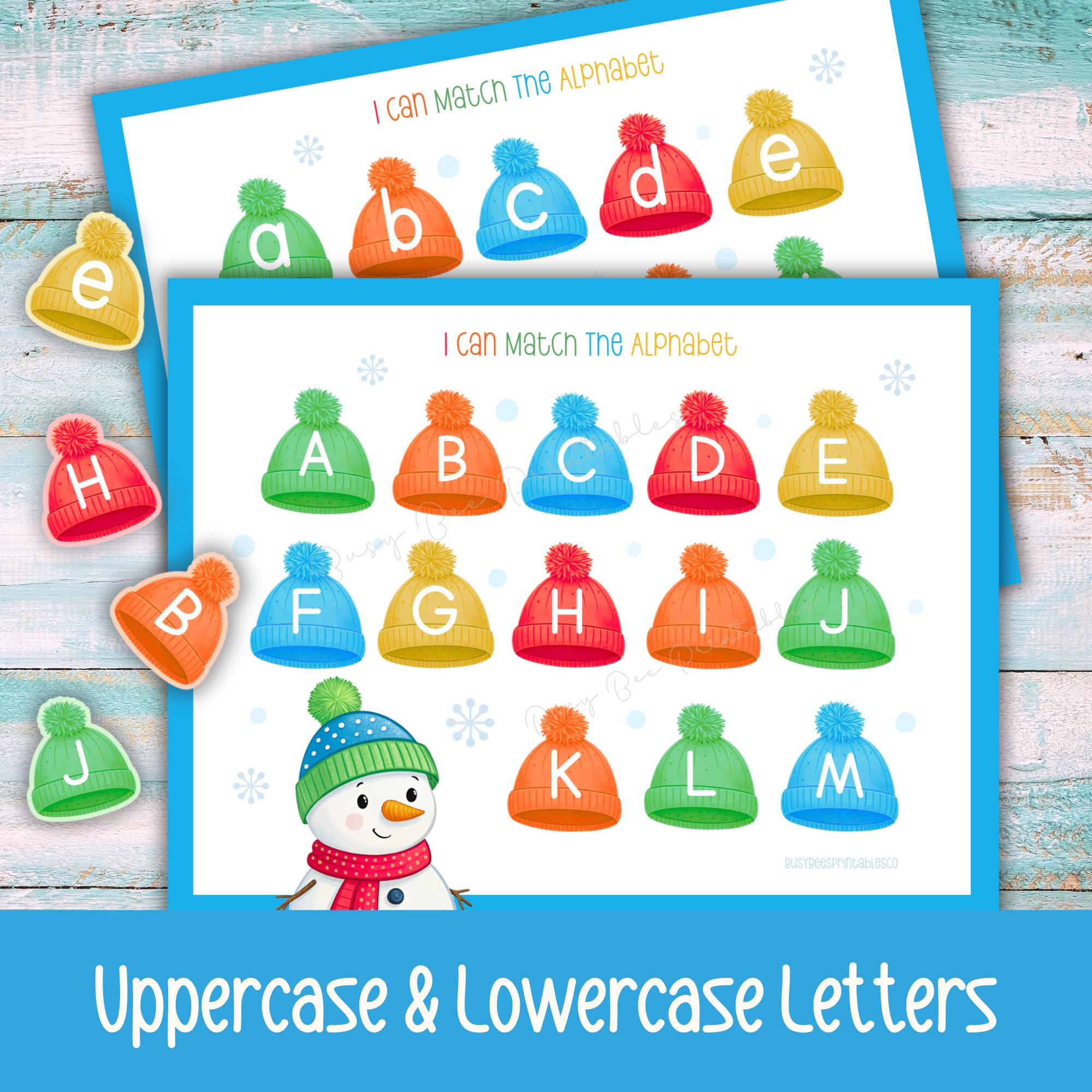 Alphabet Matching Activity, Letter Matching Game for Toddlers ...
