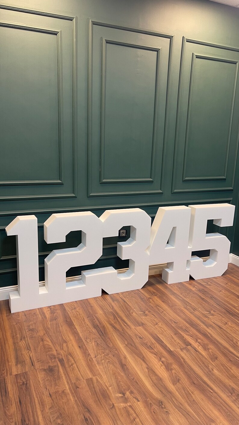 Polystyrene Letters Large Free Standing Letter party Signs Etsy