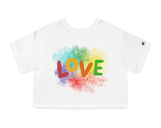 Ten Hearts Pride Cropped T-Shirt