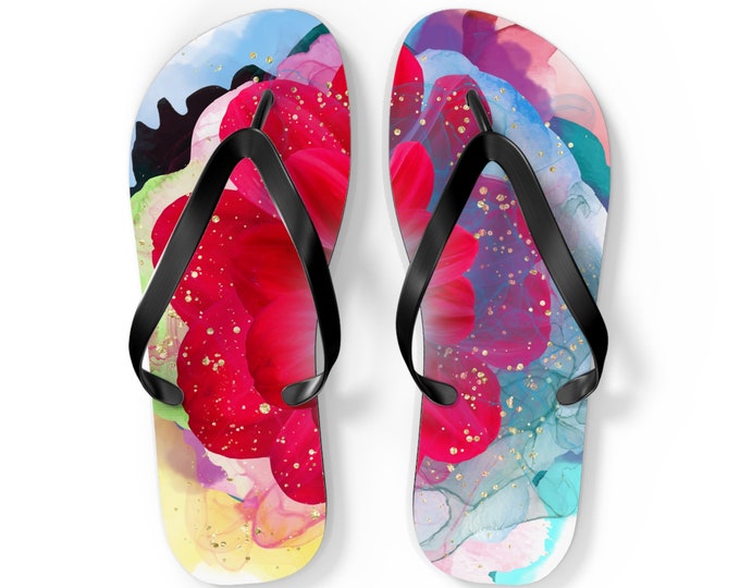 Ten Hearts Pride Flip Flops