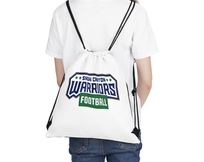 Snow Canyon Warriors Football Outdoor Drawstring Bag