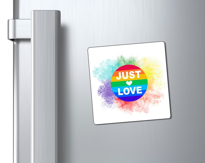 Ten Hearts Pride Just Love Magnet